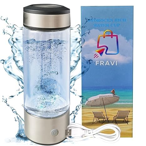 Portable Molecular Hydrogen Water Bottle with SPE PEM Technology
| Glass Ionized Water Maker for Hydration and Energy
|