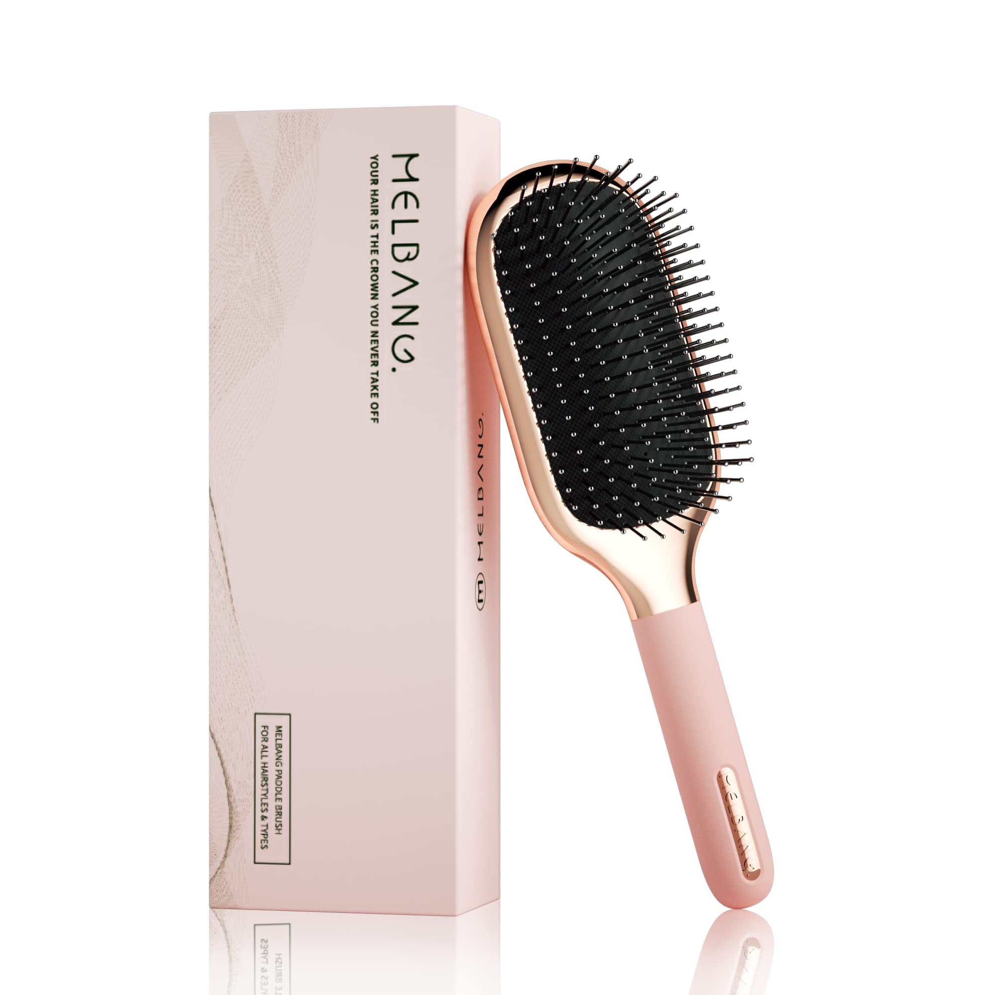 Thick Curly Hair Brush Adds Shine for Men Women Adds Smooth Hair Comb Paddle Hair Brush for Thick Curly Hair Adds Shine