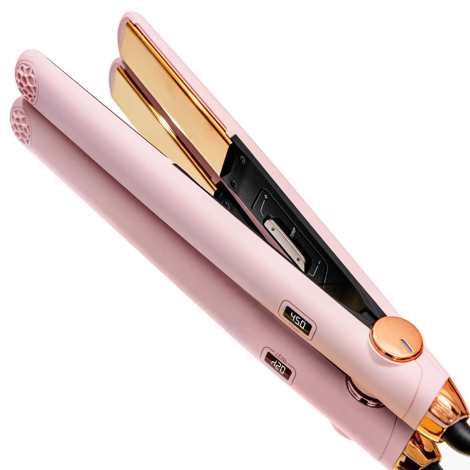 TYMO 2-in-1 Flat Iron Hair Straightener and Curler for Professionals with 10s Fast Heating and 32 Adjustable Temperature