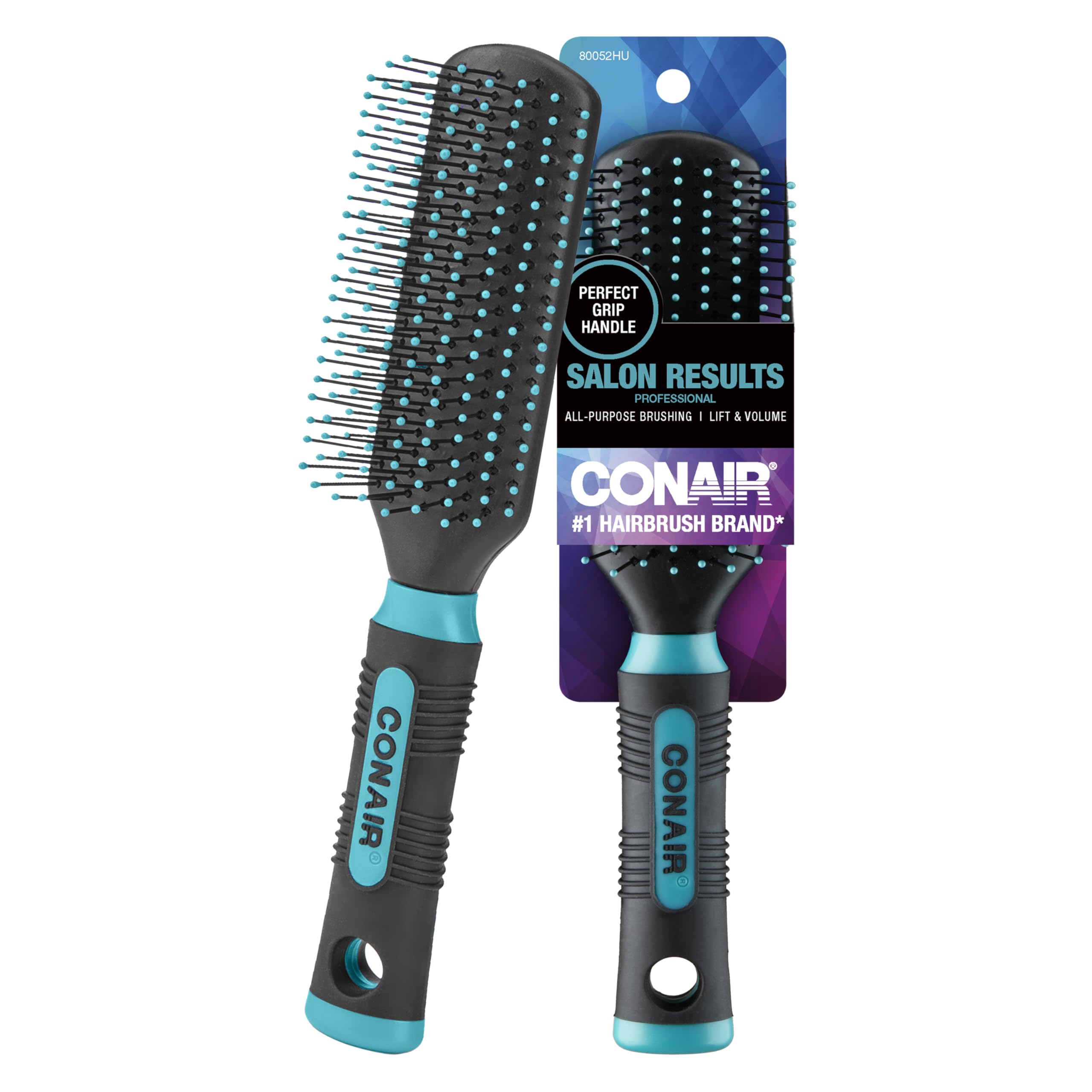 CONAIR Salon Results Detangling Hairbrush for Men and Women with Nylon Bristles