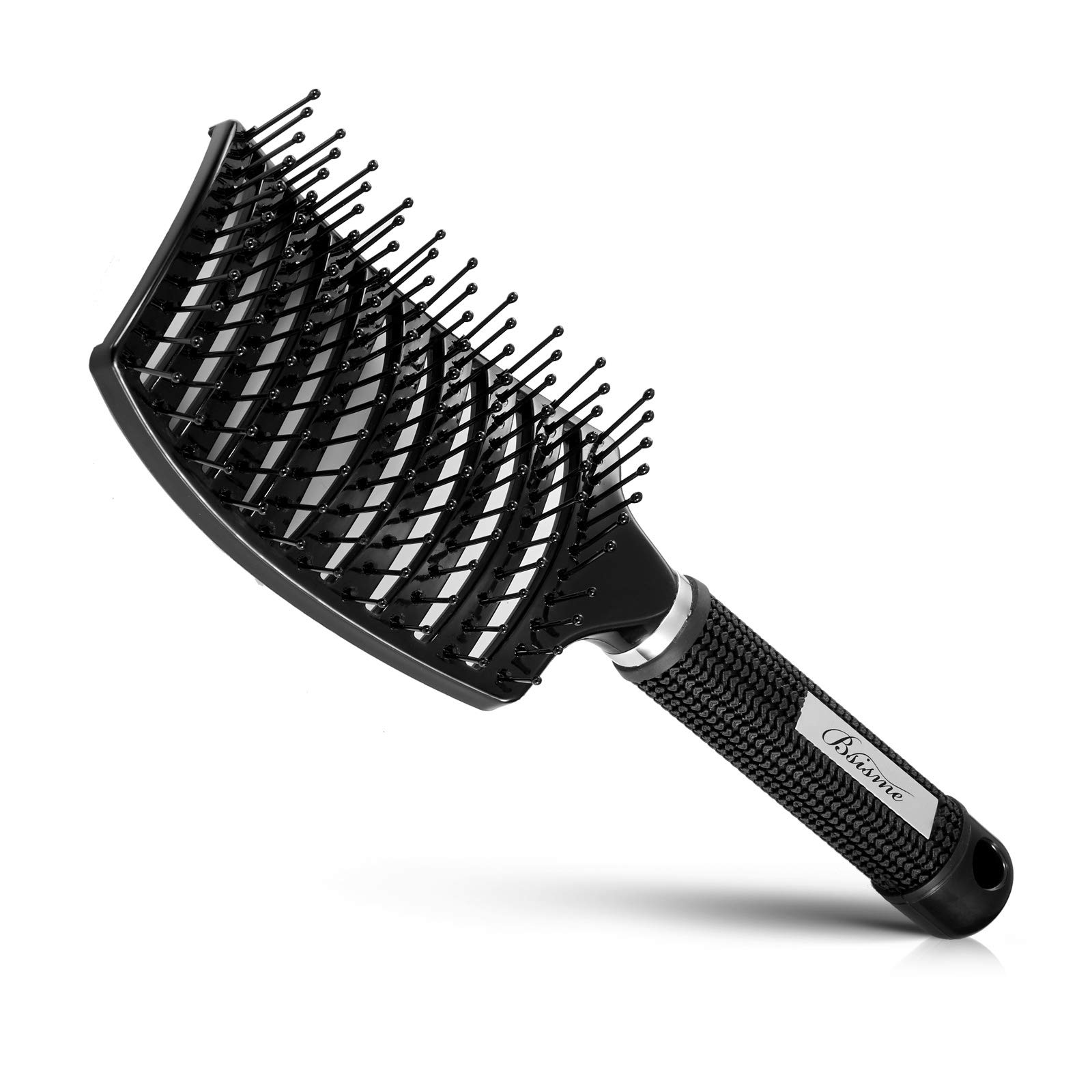 Professional Curved Vented Hair Brush for Faster Blow Drying
| Paddle Detangling Brush for Wet Dry Curly Thick Straight