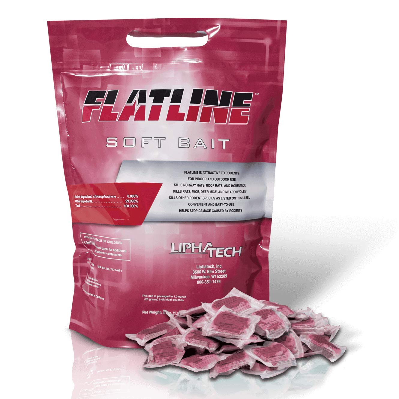 Flatline Soft Bait Rodenticide for Effective Rat Control in Homes
| Flatline Soft Bait Rodenticide Safe for Pets and Ch