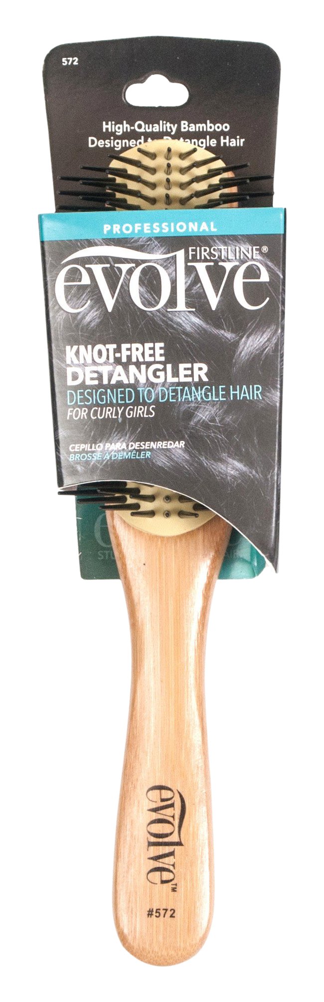 Knot-free detangle brush for curly hair
| Evolve knot-free detangle brush for moms
| Evolve knot-free detangle brush fo