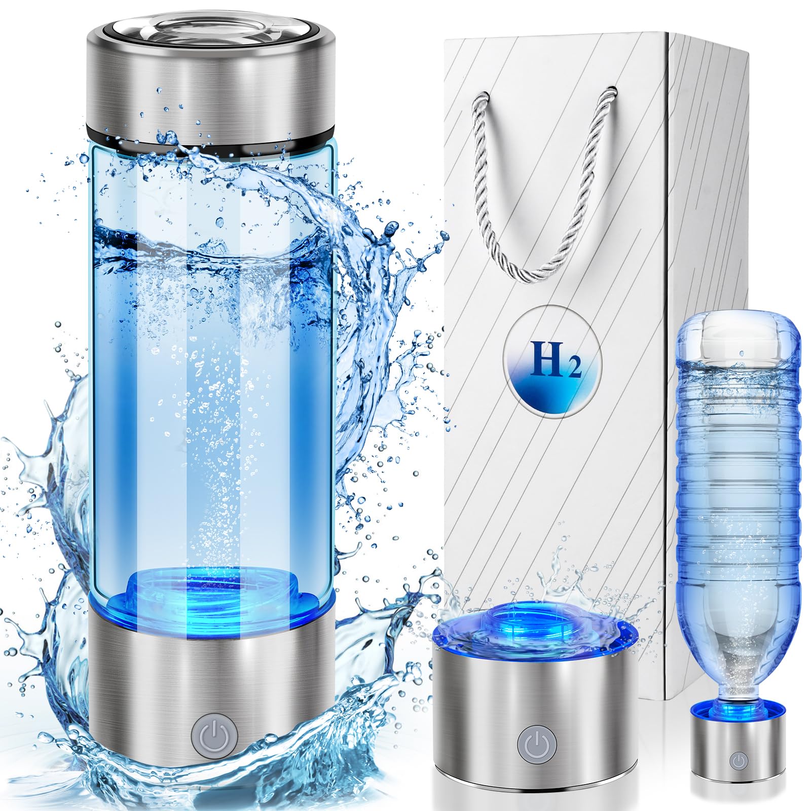 2025 New Hydrogen Water Bottle for Daily Drinking and Office Use with 2000+ PPB Hydrogen Water
| 3-Minute Rapid Electro